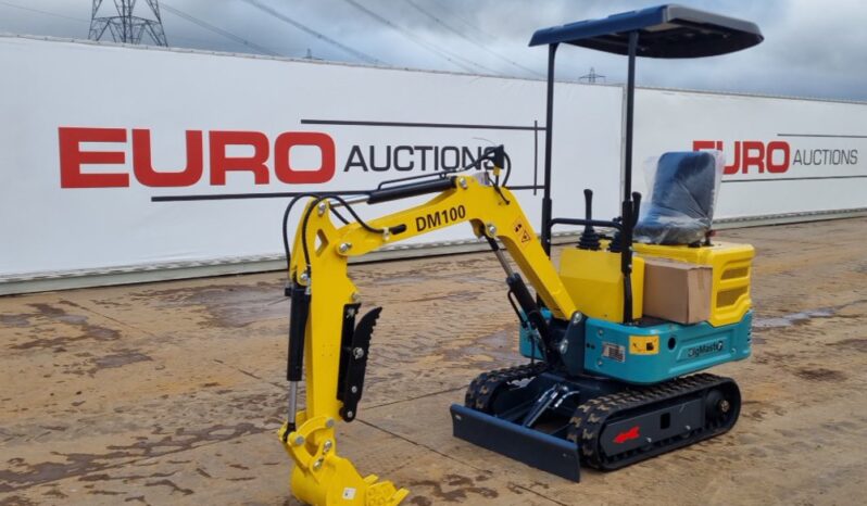 Unused 2024 DigMaster DM100 Micro Excavators For Auction: Leeds – 5th, 6th, 7th & 8th March 2025 @ 8:00am