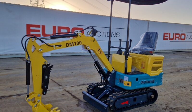 Unused 2024 DigMaster DM100 Micro Excavators For Auction: Leeds – 5th, 6th, 7th & 8th March 2025 @ 8:00am