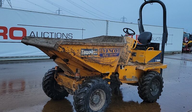 2013 Thwaites 3 Ton Site Dumpers For Auction: Leeds – 5th, 6th, 7th & 8th March 2025 @ 8:00am