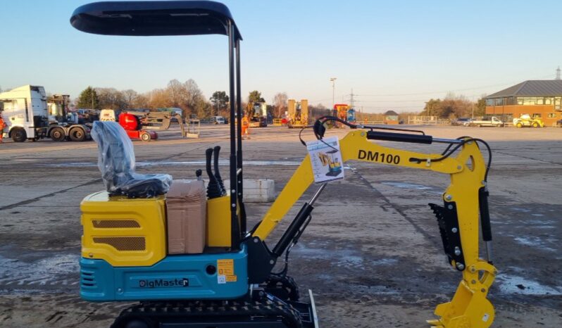 Unused 2024 DigMaster DM100 Micro Excavators For Auction: Leeds – 5th, 6th, 7th & 8th March 2025 @ 8:00am full