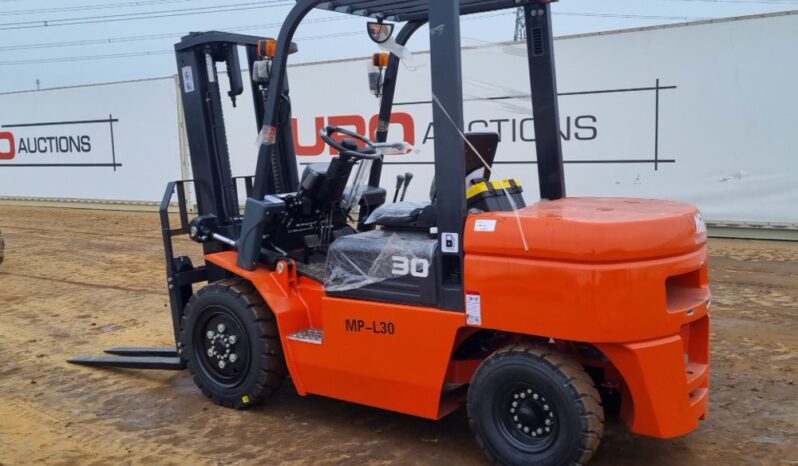 Unused 2024 Machpro MP-L30 Forklifts For Auction: Leeds – 5th, 6th, 7th & 8th March 2025 @ 8:00am full