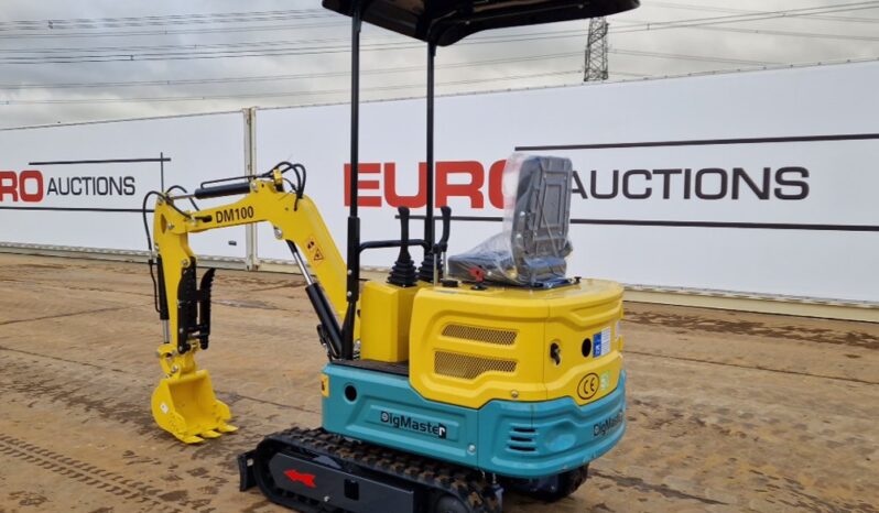 Unused 2024 DigMaster DM100 Micro Excavators For Auction: Leeds – 5th, 6th, 7th & 8th March 2025 @ 8:00am full