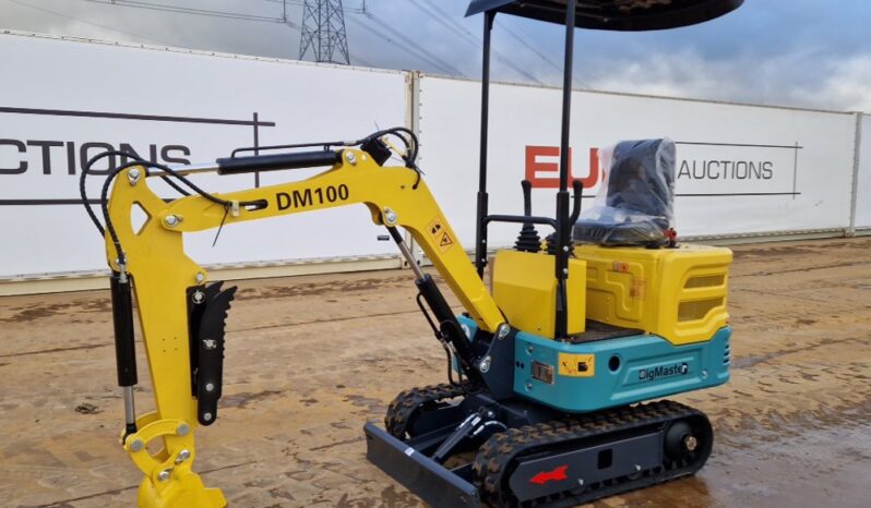 Unused 2024 DigMaster DM100 Micro Excavators For Auction: Leeds – 5th, 6th, 7th & 8th March 2025 @ 8:00am