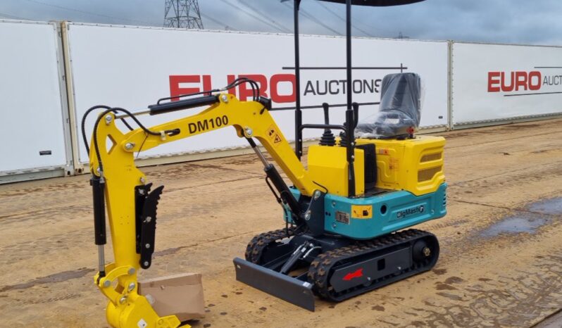 Unused 2024 DigMaster DM100 Micro Excavators For Auction: Leeds – 5th, 6th, 7th & 8th March 2025 @ 8:00am