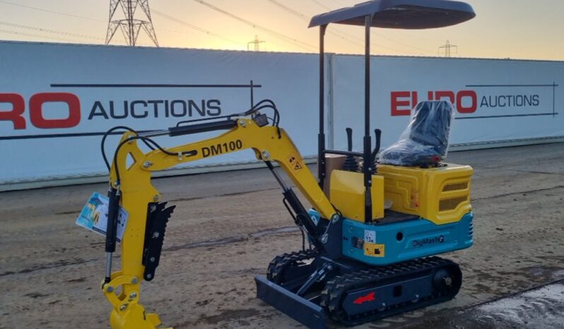 Unused 2024 DigMaster DM100 Micro Excavators For Auction: Leeds – 5th, 6th, 7th & 8th March 2025 @ 8:00am