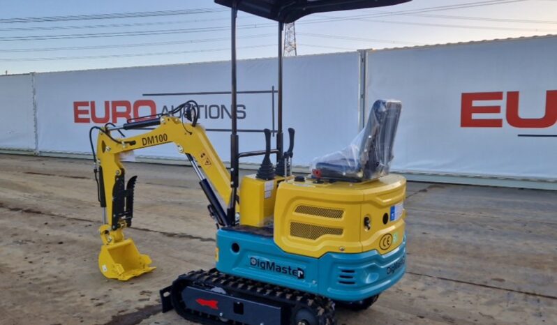 Unused 2024 DigMaster DM100 Micro Excavators For Auction: Leeds – 5th, 6th, 7th & 8th March 2025 @ 8:00am full