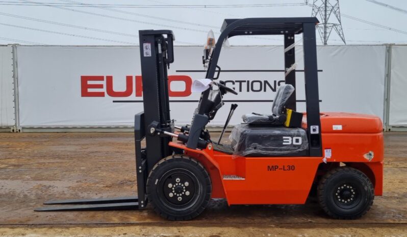 Unused 2024 Machpro MP-L30 Forklifts For Auction: Leeds – 5th, 6th, 7th & 8th March 2025 @ 8:00am full