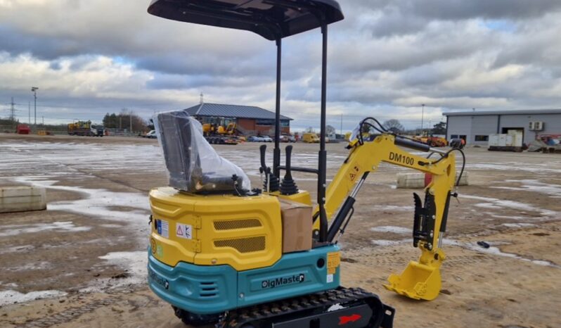 Unused 2024 DigMaster DM100 Micro Excavators For Auction: Leeds – 5th, 6th, 7th & 8th March 2025 @ 8:00am full