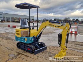 Unused 2024 DigMaster DM100 Micro Excavators For Auction: Leeds – 5th, 6th, 7th & 8th March 2025 @ 8:00am full