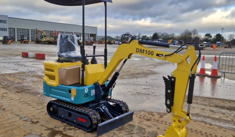 Unused 2024 DigMaster DM100 Micro Excavators For Auction: Leeds – 5th, 6th, 7th & 8th March 2025 @ 8:00am full