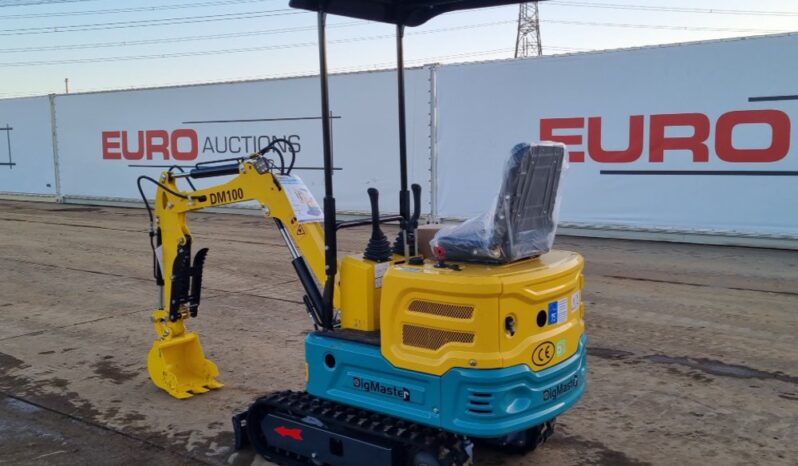 Unused 2024 DigMaster DM100 Micro Excavators For Auction: Leeds – 5th, 6th, 7th & 8th March 2025 @ 8:00am full