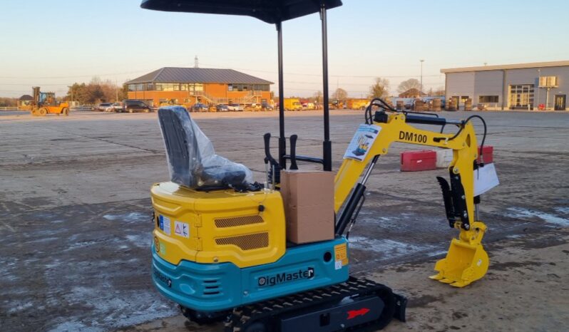 Unused 2024 DigMaster DM100 Micro Excavators For Auction: Leeds – 5th, 6th, 7th & 8th March 2025 @ 8:00am full