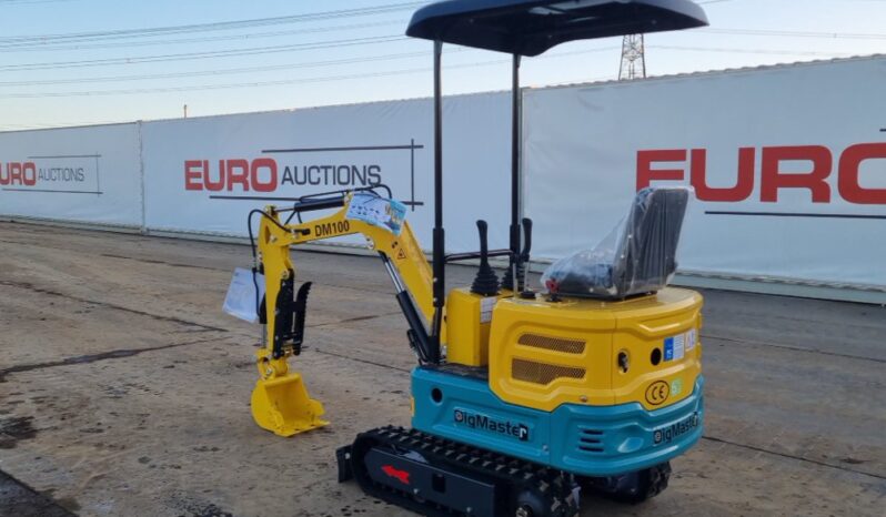 Unused 2024 DigMaster DM100 Micro Excavators For Auction: Leeds – 5th, 6th, 7th & 8th March 2025 @ 8:00am full