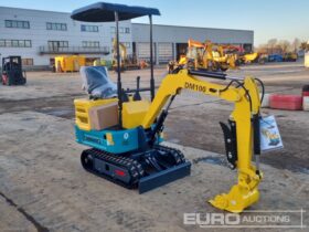 Unused 2024 DigMaster DM100 Micro Excavators For Auction: Leeds – 5th, 6th, 7th & 8th March 2025 @ 8:00am full