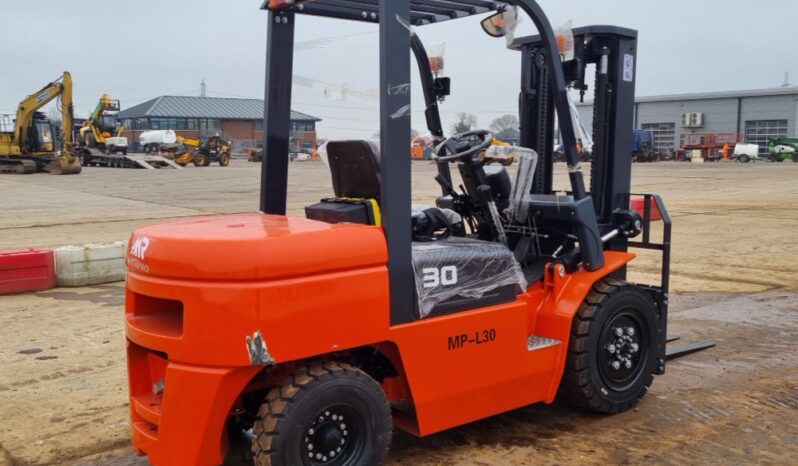 Unused 2024 Machpro MP-L30 Forklifts For Auction: Leeds – 5th, 6th, 7th & 8th March 2025 @ 8:00am full