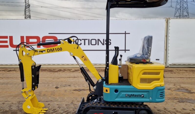 Unused 2024 DigMaster DM100 Micro Excavators For Auction: Leeds – 5th, 6th, 7th & 8th March 2025 @ 8:00am full