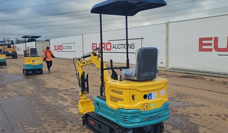 Unused 2024 DigMaster DM100 Micro Excavators For Auction: Leeds – 5th, 6th, 7th & 8th March 2025 @ 8:00am full