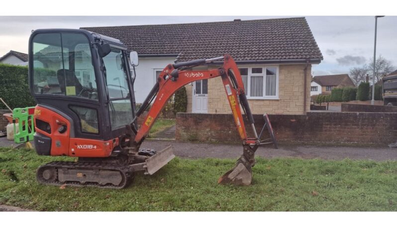 2018 Kubota KX018-4 Mini Excavators For Auction: Leeds – 5th, 6th, 7th & 8th March 2025 @ 8:00am full