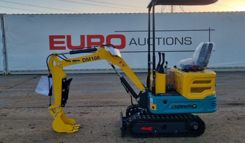 Unused 2024 DigMaster DM100 Micro Excavators For Auction: Leeds – 5th, 6th, 7th & 8th March 2025 @ 8:00am full