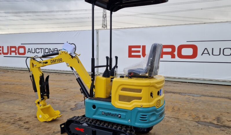 Unused 2024 DigMaster DM100 Micro Excavators For Auction: Leeds – 5th, 6th, 7th & 8th March 2025 @ 8:00am full