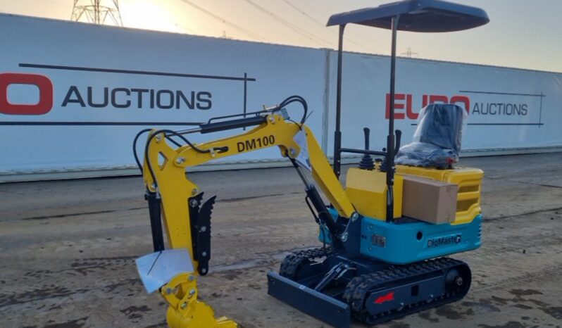 Unused 2024 DigMaster DM100 Micro Excavators For Auction: Leeds – 5th, 6th, 7th & 8th March 2025 @ 8:00am