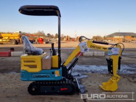 Unused 2024 DigMaster DM100 Micro Excavators For Auction: Leeds – 5th, 6th, 7th & 8th March 2025 @ 8:00am full