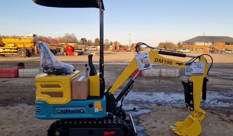 Unused 2024 DigMaster DM100 Micro Excavators For Auction: Leeds – 5th, 6th, 7th & 8th March 2025 @ 8:00am full