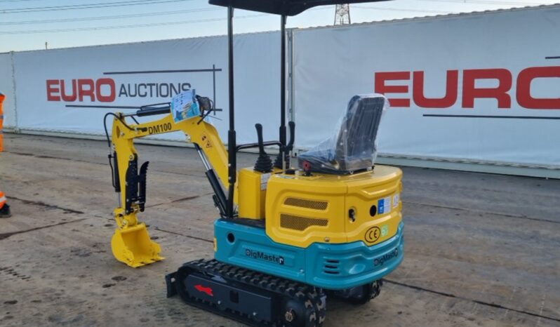 Unused 2024 DigMaster DM100 Micro Excavators For Auction: Leeds – 5th, 6th, 7th & 8th March 2025 @ 8:00am full