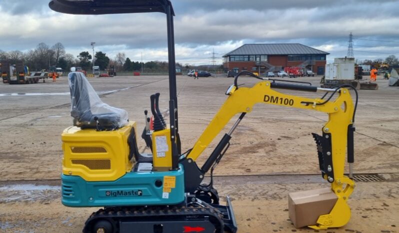 Unused 2024 DigMaster DM100 Micro Excavators For Auction: Leeds – 5th, 6th, 7th & 8th March 2025 @ 8:00am full