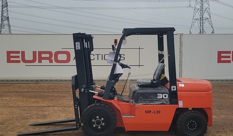 Unused 2024 Machpro MP-L30 Forklifts For Auction: Leeds – 5th, 6th, 7th & 8th March 2025 @ 8:00am full