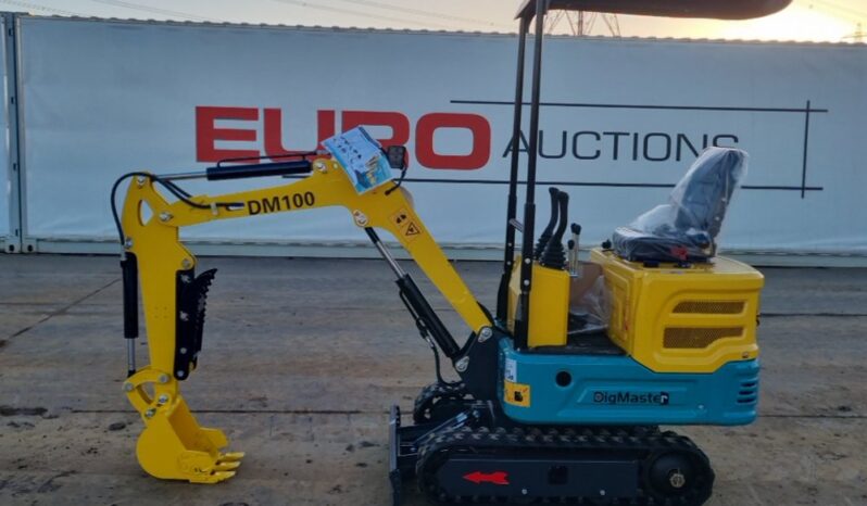 Unused 2024 DigMaster DM100 Micro Excavators For Auction: Leeds – 5th, 6th, 7th & 8th March 2025 @ 8:00am full