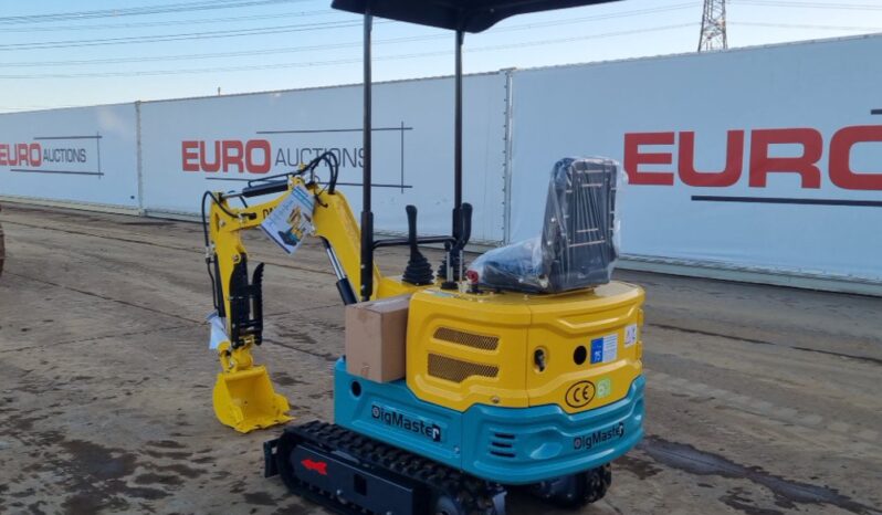 Unused 2024 DigMaster DM100 Micro Excavators For Auction: Leeds – 5th, 6th, 7th & 8th March 2025 @ 8:00am full