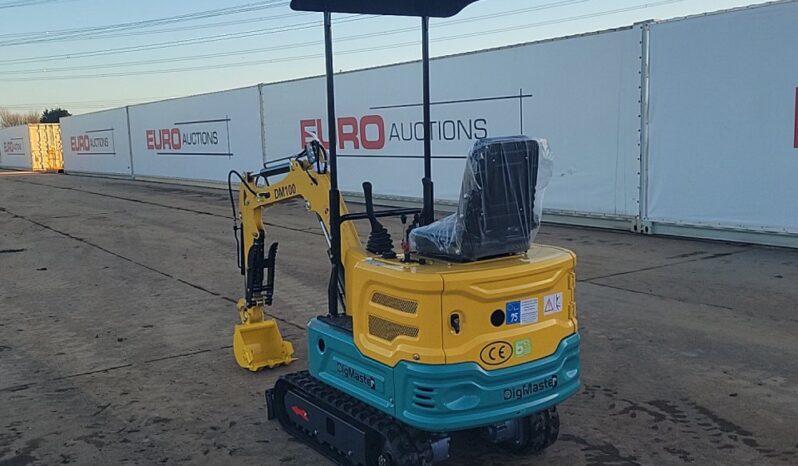 Unused 2024 DigMaster DM100 Micro Excavators For Auction: Leeds – 5th, 6th, 7th & 8th March 2025 @ 8:00am full