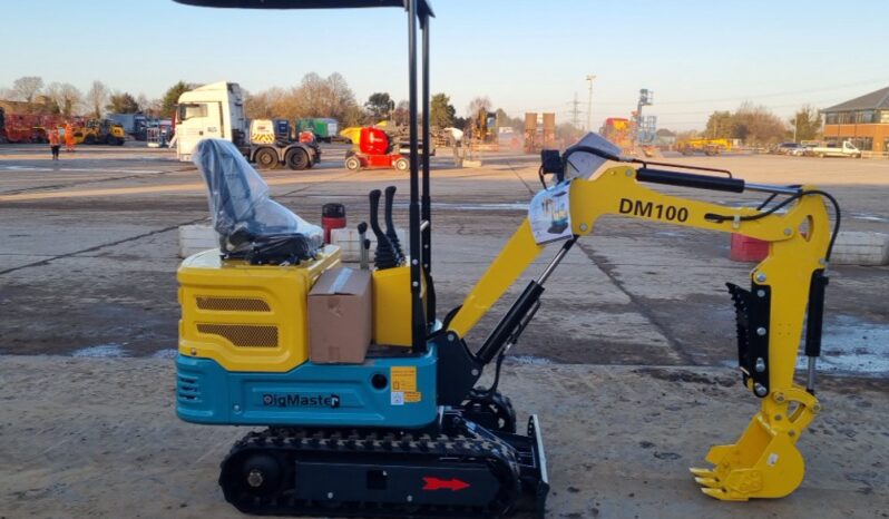 Unused 2024 DigMaster DM100 Micro Excavators For Auction: Leeds – 5th, 6th, 7th & 8th March 2025 @ 8:00am full