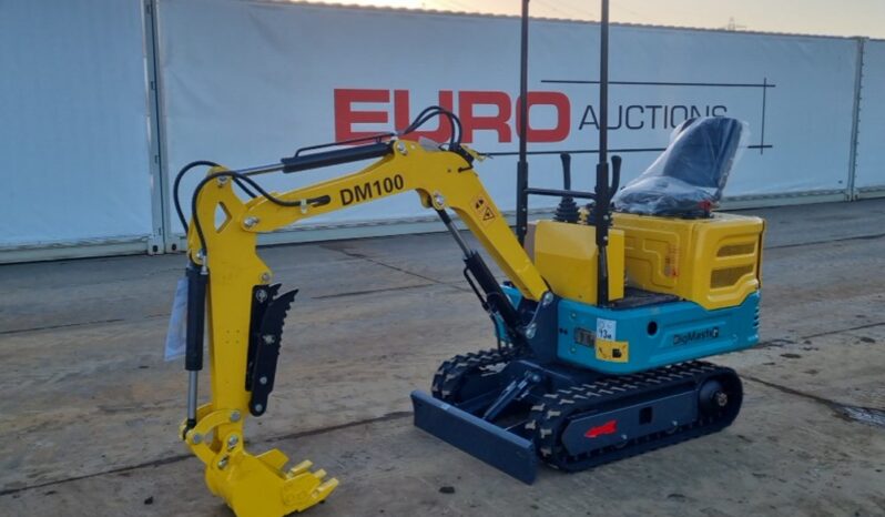 Unused 2024 DigMaster DM100 Micro Excavators For Auction: Leeds – 5th, 6th, 7th & 8th March 2025 @ 8:00am