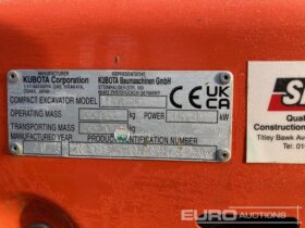 2023 Kubota U56-5 Mini Excavators For Auction: Leeds – 5th, 6th, 7th & 8th March 2025 @ 8:00am full