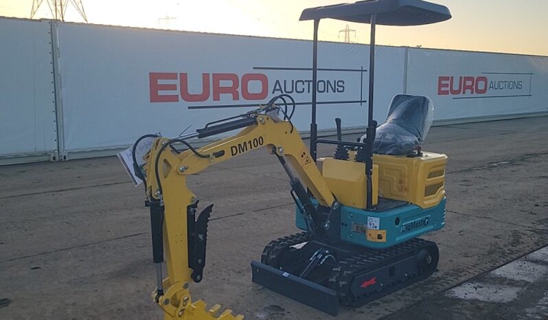 Unused 2024 DigMaster DM100 Micro Excavators For Auction: Leeds – 5th, 6th, 7th & 8th March 2025 @ 8:00am