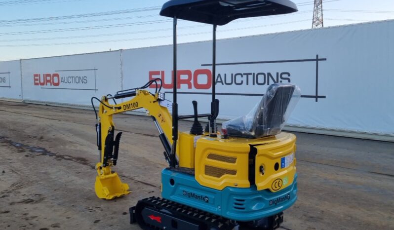 Unused 2024 DigMaster DM100 Micro Excavators For Auction: Leeds – 5th, 6th, 7th & 8th March 2025 @ 8:00am full