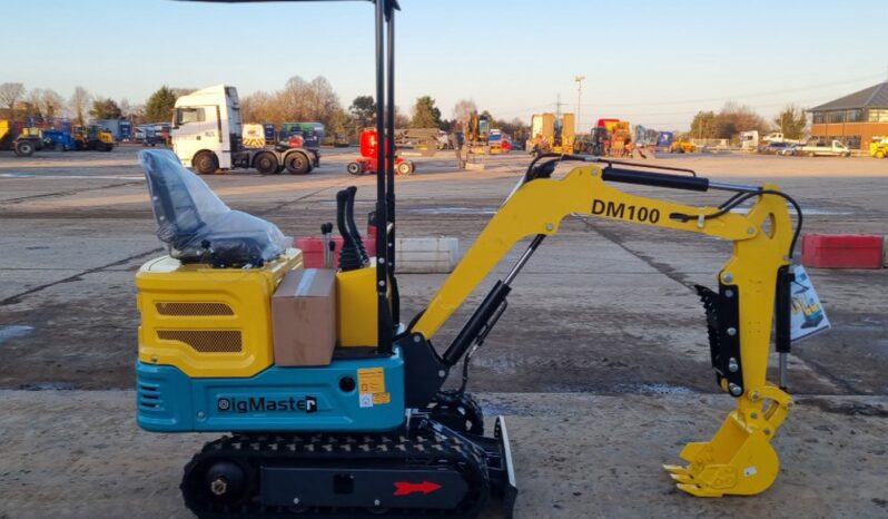 Unused 2024 DigMaster DM100 Micro Excavators For Auction: Leeds – 5th, 6th, 7th & 8th March 2025 @ 8:00am full