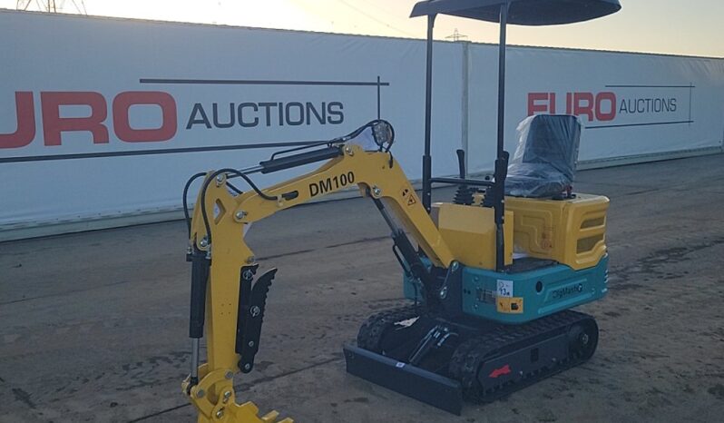 Unused 2024 DigMaster DM100 Micro Excavators For Auction: Leeds – 5th, 6th, 7th & 8th March 2025 @ 8:00am