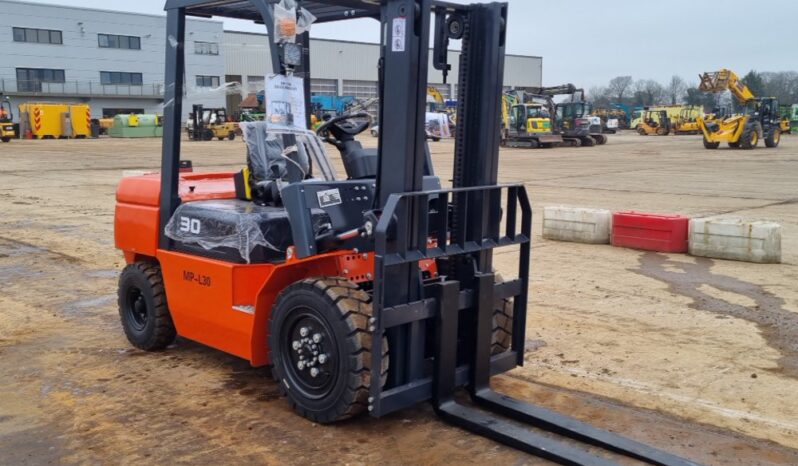 Unused 2024 Machpro MP-L30 Forklifts For Auction: Leeds – 5th, 6th, 7th & 8th March 2025 @ 8:00am full