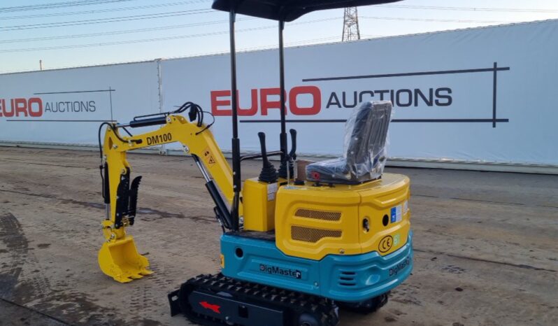 Unused 2024 DigMaster DM100 Micro Excavators For Auction: Leeds – 5th, 6th, 7th & 8th March 2025 @ 8:00am full