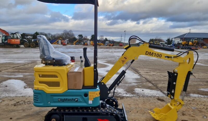 Unused 2024 DigMaster DM100 Micro Excavators For Auction: Leeds – 5th, 6th, 7th & 8th March 2025 @ 8:00am full