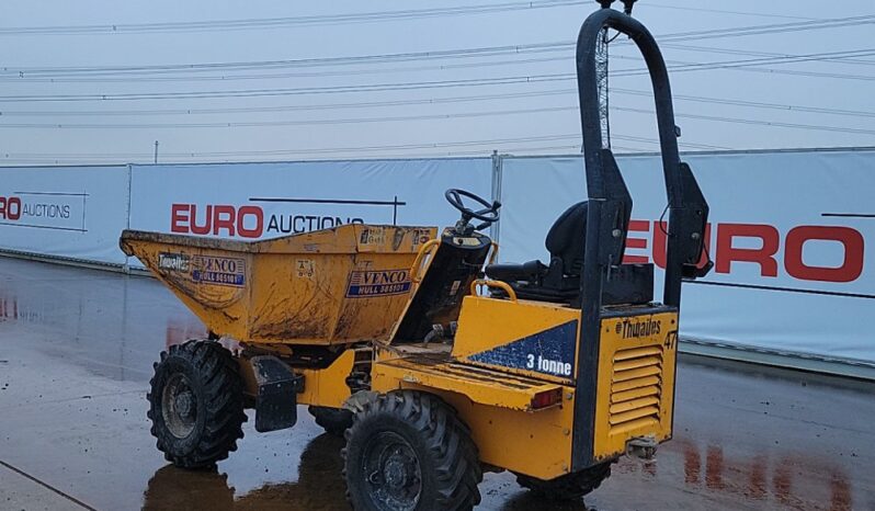 2013 Thwaites 3 Ton Site Dumpers For Auction: Leeds – 5th, 6th, 7th & 8th March 2025 @ 8:00am full