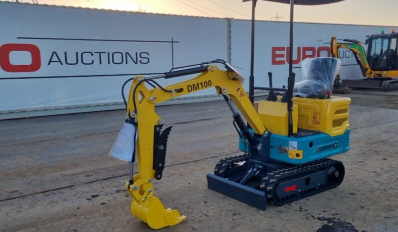 Unused 2024 DigMaster DM100 Micro Excavators For Auction: Leeds – 5th, 6th, 7th & 8th March 2025 @ 8:00am