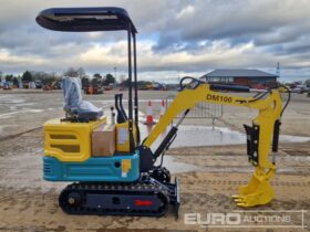 Unused 2024 DigMaster DM100 Micro Excavators For Auction: Leeds – 5th, 6th, 7th & 8th March 2025 @ 8:00am full