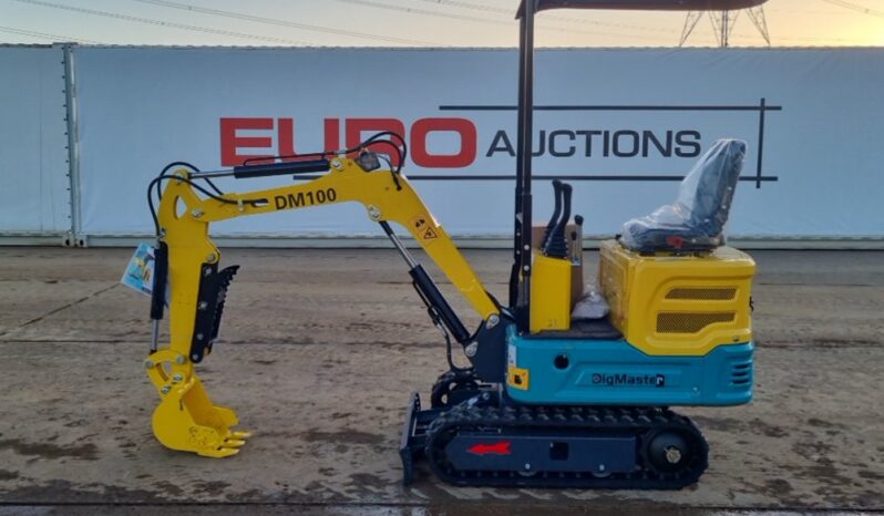 Unused 2024 DigMaster DM100 Micro Excavators For Auction: Leeds – 5th, 6th, 7th & 8th March 2025 @ 8:00am full