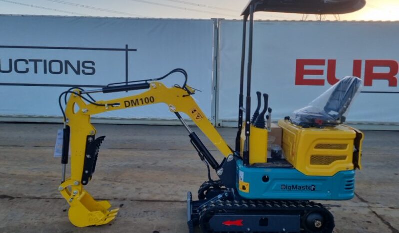 Unused 2024 DigMaster DM100 Micro Excavators For Auction: Leeds – 5th, 6th, 7th & 8th March 2025 @ 8:00am full