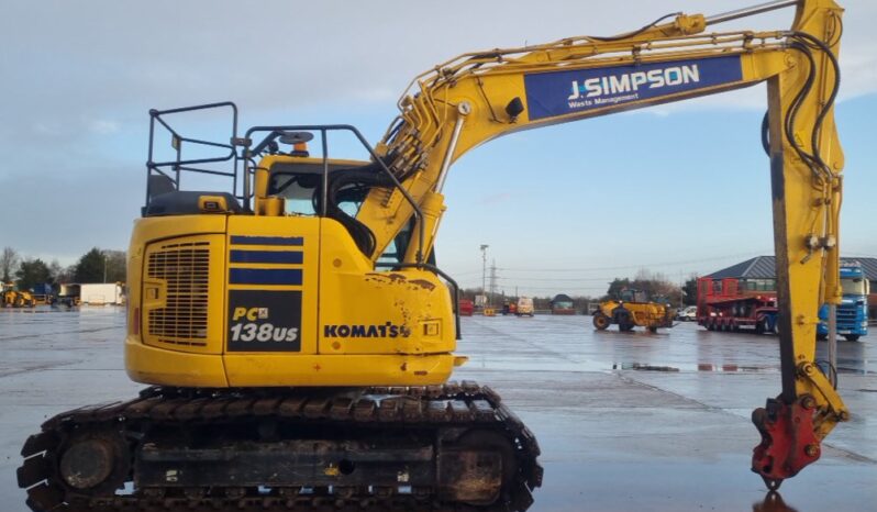 2021 Komatsu PC138US-11 10 Ton+ Excavators For Auction: Leeds – 5th, 6th, 7th & 8th March 2025 @ 8:00am full