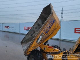 2013 Thwaites 3 Ton Site Dumpers For Auction: Leeds – 5th, 6th, 7th & 8th March 2025 @ 8:00am full